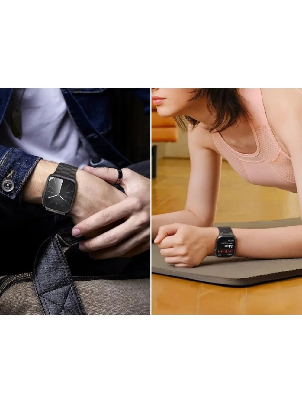 Lightweight Stainless Steel Replacement Band for Apple Watch Ultra & Series